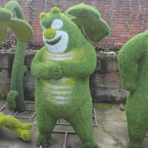 绿雕制作工厂――卡通绿雕模型
